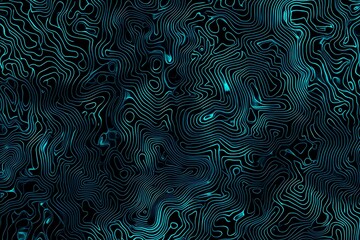 abstract close-up of a glowing blue digital circuit board, showcasing intricate connections and tech