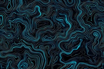 abstract close-up of a glowing blue digital circuit board, showcasing intricate connections and tech