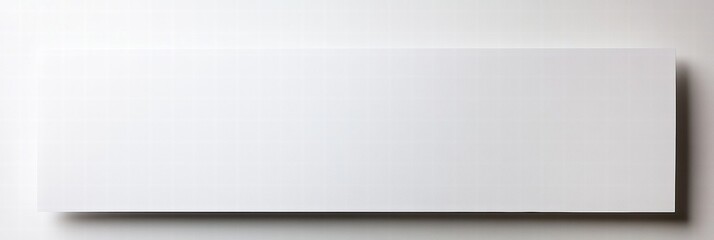 Aufkleber - Pristine white sheet of paper ideal for notes, sketches, or crafts placed on a flat surface in bright lighting. Generative AI