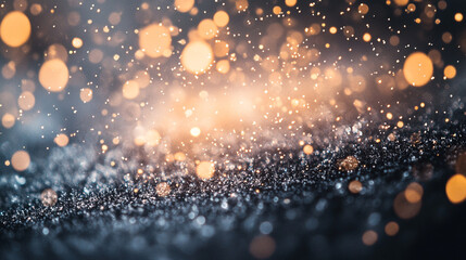 Poster - Shimmering particles create a magical atmosphere in low light setting