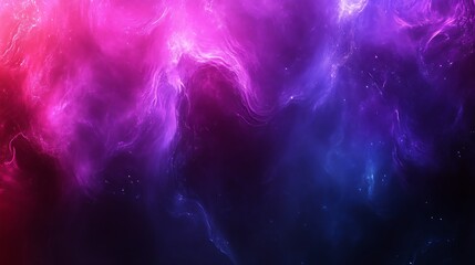 abstract pink and blue nebula swirls.