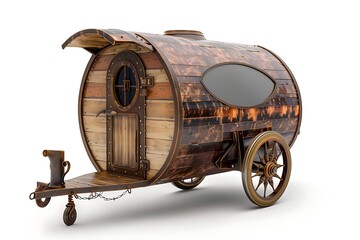 caravan icon white background vector image