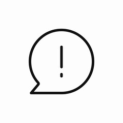 Poster - Alert message warning notify icon vector sign