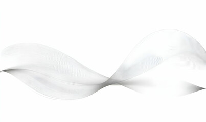 Fototapete - Abstract grayscale wave design, perfect for backgrounds, presentations, or website headers.  Elegant and modern flowing lines.