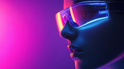 Poster - Advanced Augmented Reality Glasses for Enhanced Visual Experience