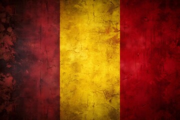 Poster - ark red yellow color background