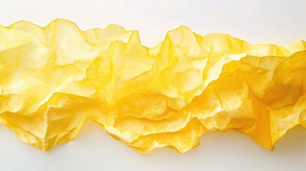 Poster - Yellow Watercolor Abstract Texture on Paper for Creative Backgrounds