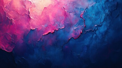 Poster - Vibrant Night Sky with Abstract Colors and Stunning Textures