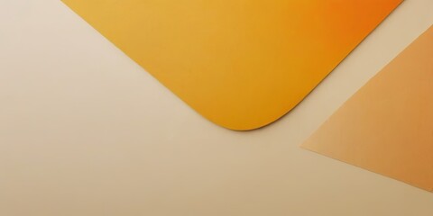 Poster - A yellow and white background with a yellow and white object in the foreground