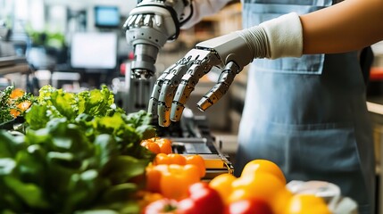 Poster - Robotic Arm Operating in a Highly Automated Food Processing Environment