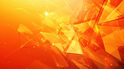Poster - Dynamic Abstract Background with Geometric Lines and Shapes
