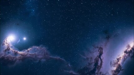 Panorama blue space stars cosmic nebula galaxy astronomy, universe, cosmic, nebula, night, cosmos, science, blue, star, dark, abstract, fantasy, constellation, light, outer, nature, astrology infinite