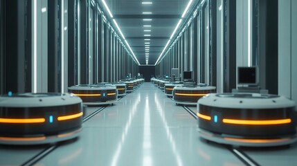 Poster - Smart Warehouse with Fully Automated Robotic Systems in Action