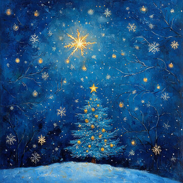 Starry Nights and Snowflakes: Wishing You a Joyous Holiday Season
