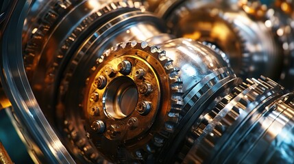 Poster - Close-Up View of Workers Assembling Components on Factory Floor