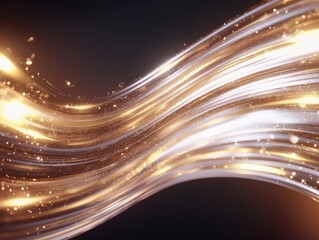 Poster - Dynamic digital abstract waves with glitch effects modern graphic design vibrant colors studio environment aesthetic viewpoint