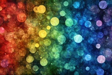 Poster - Rainbow Bokeh Background