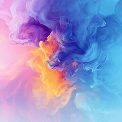 Poster - Dynamic digital abstract background splash vibrant gradient colors artistic design creative environment aesthetic viewpoint