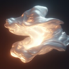 Poster - Dynamic alien energy streams in a digital abstract background futuristic design fluid environment vibrant viewpoint
