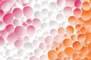 Poster - Abstract Illustration of Circles in Gradient Colors