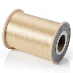 Poster - A long, white, and yellow string is shown