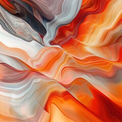 Poster - Dynamic digital abstract background with gradient swirl design artistic composition modern aesthetic vibrant colors