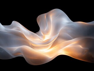 Poster - Dynamic digital abstract background design fractal art creative visuals high-contrast environment artistic perspective