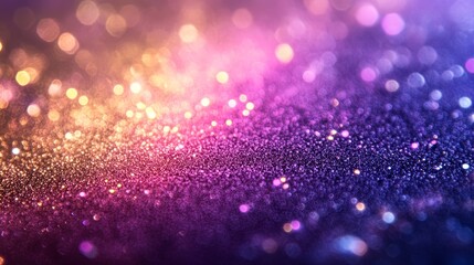 Grainy gold violet gradient background, neon glow texture, presentation slide, vibrant tones, Generative AI