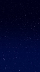 Wall Mural - starry night sky, glowing and shiny stars on dark blue background , space and universe twinkle stars social media vertical background	