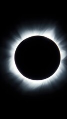 Poster - Captivating Solar Eclipse Illuminating the Night Sky With a Stunning Display of Light