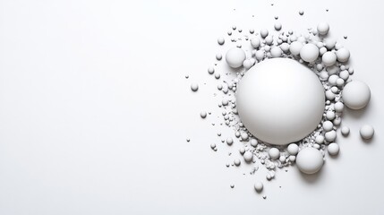 Aufkleber - Abstract Sphere Composition 
