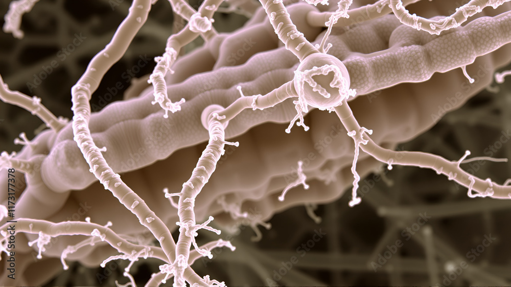 A Scanning Electron Micrograph Unveils the Intricate Structure of ...