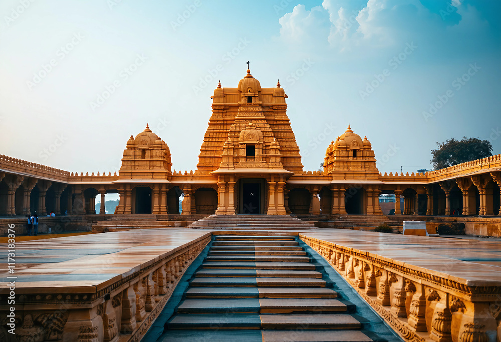 Foto de Stock Shri Ram Mandir Temple in Ayodhya birth place Lord Rama ...