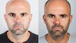 © Lexie - Before and after views of successful hair restoration treatment. Transformation showcasing renewed confidence and improved appearance through advanced medical solutions.