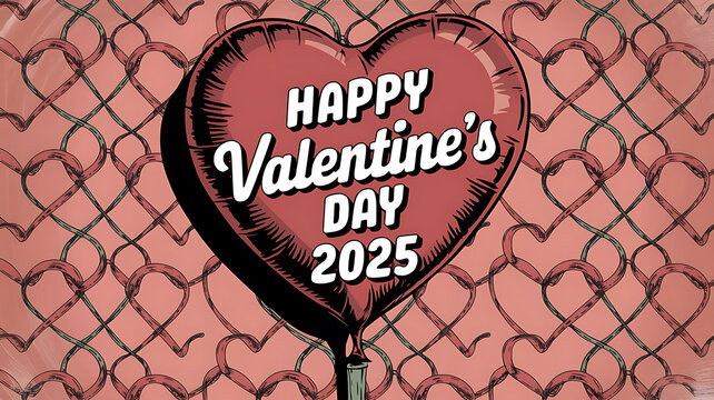 Valentines day background with heart pattern. Happy valentines day.

