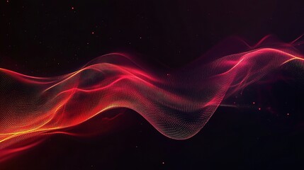 Poster - Abstract Technology Concept with Glowing Lines and Digital Effects