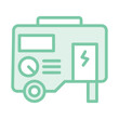 © icons - Power generator duotone line icon , vector, pixel perfect, illustrator file