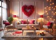 © Adisorn - Modern Valentine's Day Living Room Decor: Romantic & Chic Interior Design