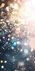 Canvas Print - this image features a stunning display of sparkling light against a bright white backdrop, creating 