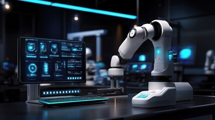 Poster - Advanced Intelligent Robot Arm for Automation in Modern Workspace