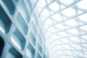 Poster - A modern architectural background showcasing smooth lines and textured patterns. This unique design is perfect for themes of growth and innovation in business.