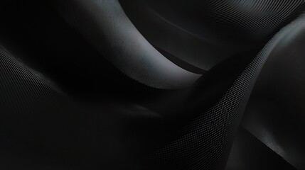 Poster - Abstract Dark Background Illustration with Geometric Shapes