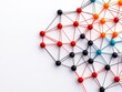 © Creator88 - Visual representation of a feeder fund network, with interconnected lines and nodes representing various investment sources