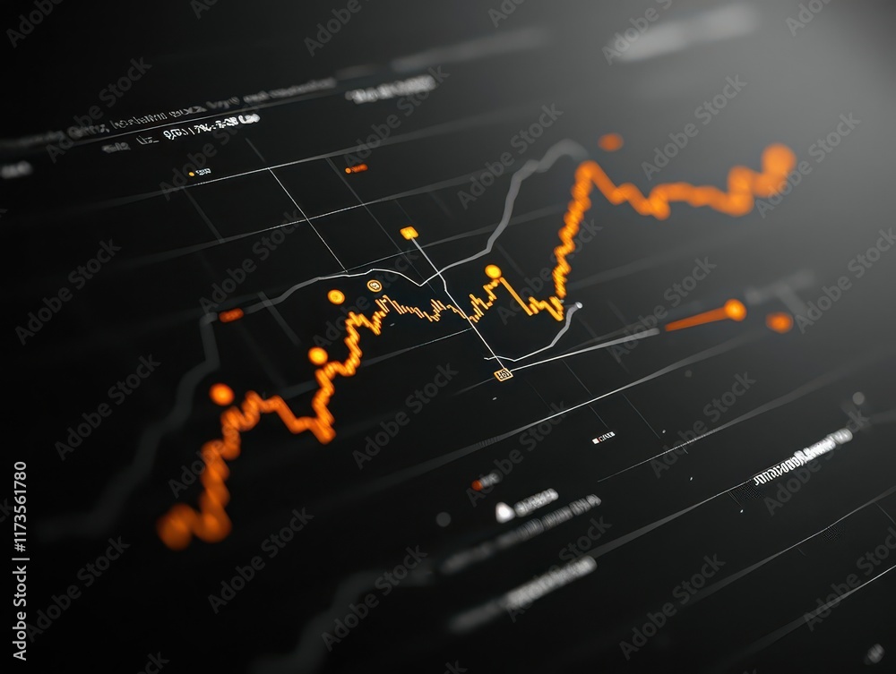 Interactive line graph for growth stocks, forecasted growth with high ...