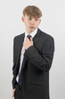© Ben Gingell - Teenage boy wearing a suit
