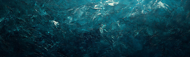 Poster - Dark teal background, simple flat texture