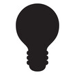 © ripa - Light bulb icon in white background. Idea flat vector illustration. Icons for design, website.
