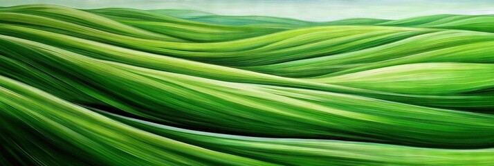 Wall Mural - green abstract design