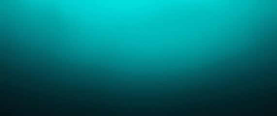 Fototapete - Turquoise and dark blue gradient creating abstract background design