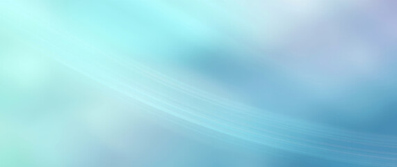 Poster - Abstract light blue background with flowing lines creating gentle curves